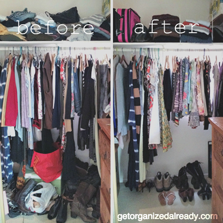 Closet organizing; Time to call in the pros